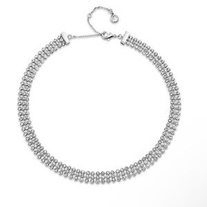 *NWT* BaubleBar Catalina Silver Choker Necklace 13"-16"